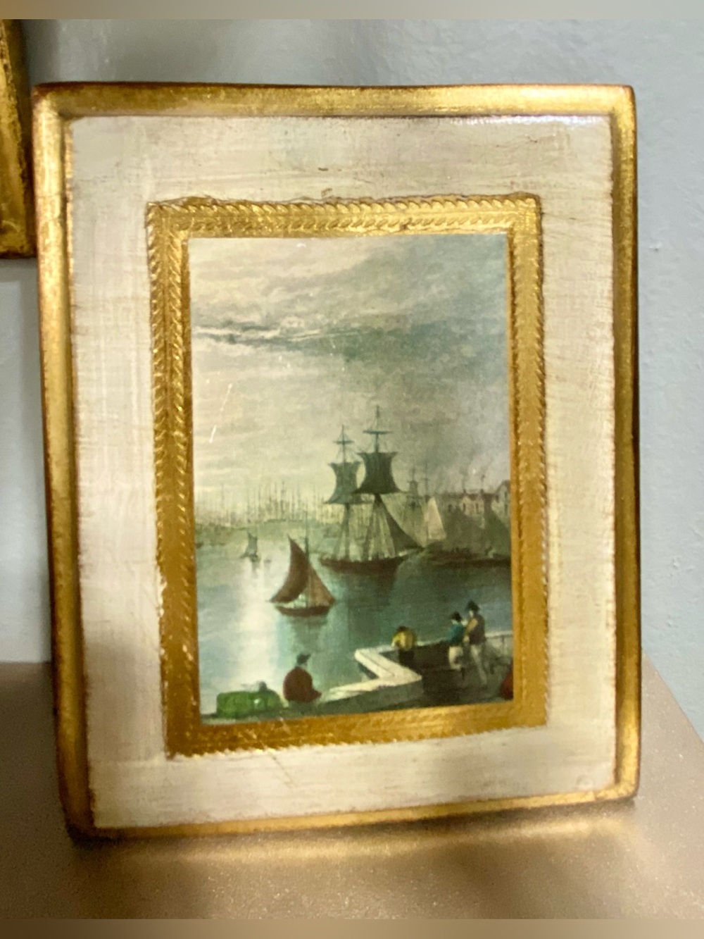 Vintage Mid-Century Italian Florentine Maritime Wall Plaques – Set of 3